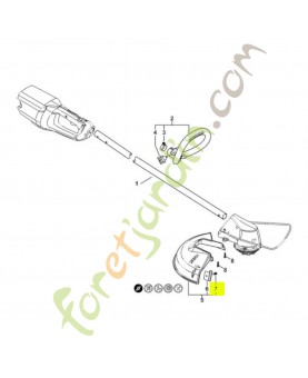 Vis a tete cylind.is-p6x14 9074-478-4405- Pièce de détachée Sithl