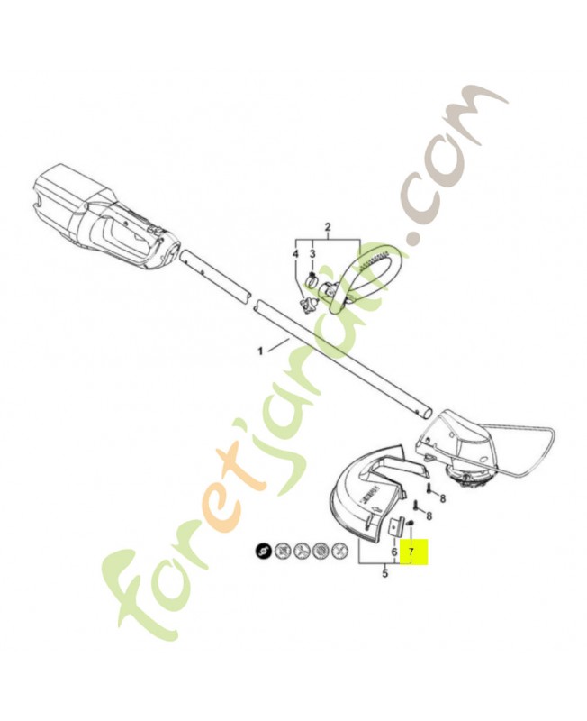 Vis a tete cylind.is-p6x14 9074-478-4405- Pièce de détachée Sithl
