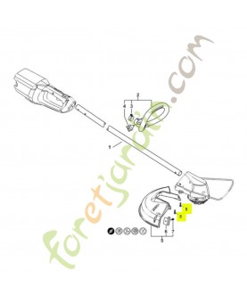 Vis cylindrique is-p5x18 stihl réf. 9074-477-4132