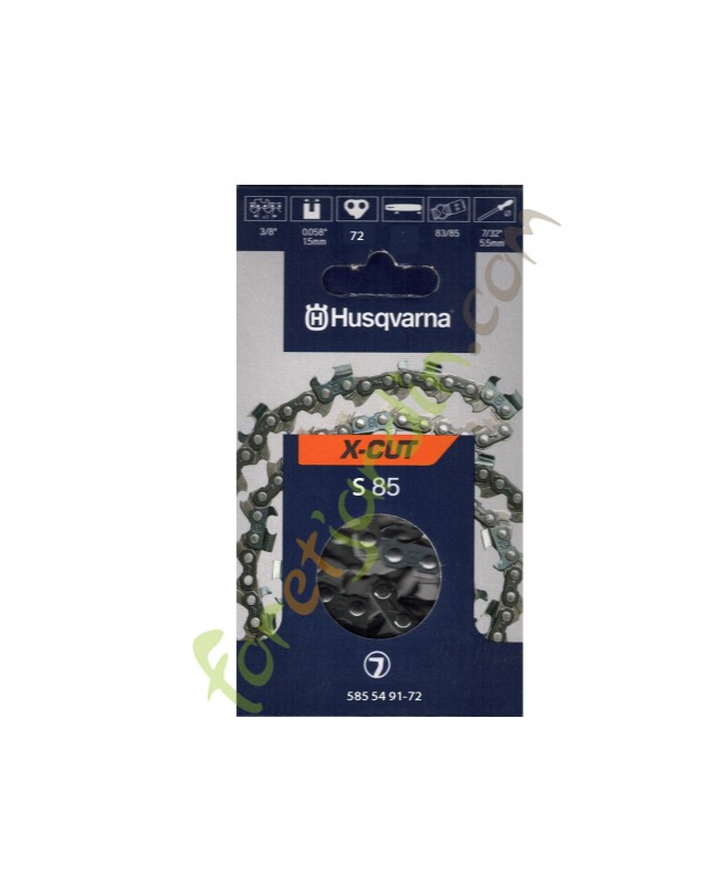 Chaine coupe 50 cm husqvarna ref. 585549172 en stock