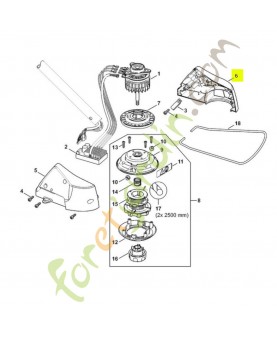 Carter moteur gauche 4852-602-1203- Pièce de détachée Sithl