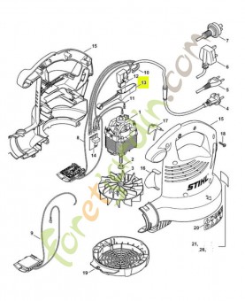 Levier de commande 4811-435-2400- Pièce de détachée Sithl / Vicking