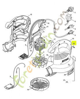 Vis taraud p5x20 9104-007-4289. Pièce de rechange Sithl / Vicking