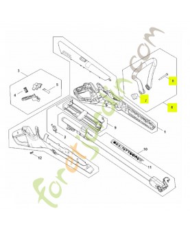 Poignée en forme d'étrier FA10-790-1200- Pièce détachée Stihl