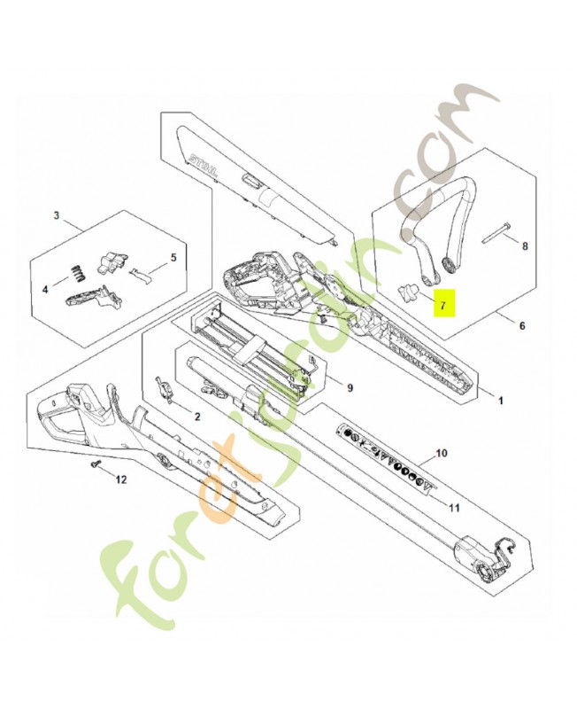Ecrou a ailettes 4138-716-1200- Pièce de détachée Sithl