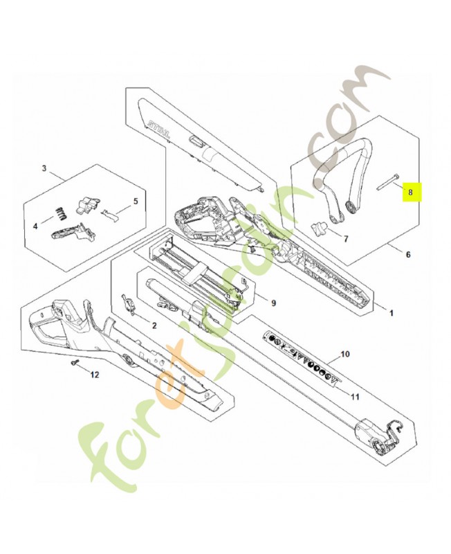Vis m6x60 9007-319-1450- Pièce de détachée Sithl