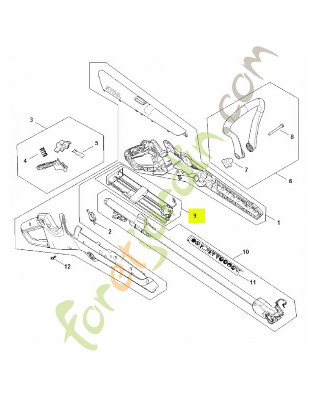 Module électronique FA10-430-1400- Pièce détachée Stihl