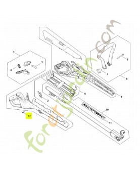 Vis is-p 4x16 9074-477-3025. Pièce détachée Stihl