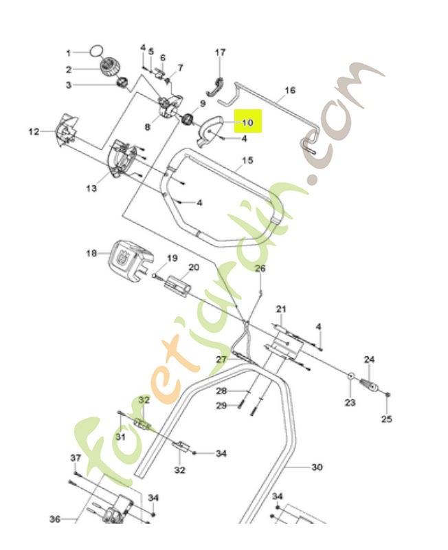 Carter référence 505275201- Pièce de détachée Husqvarna