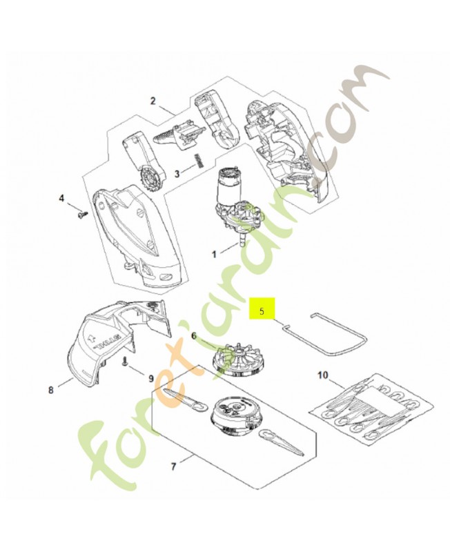 Etrier 4512-713-3400- Pièce détachée Stihl