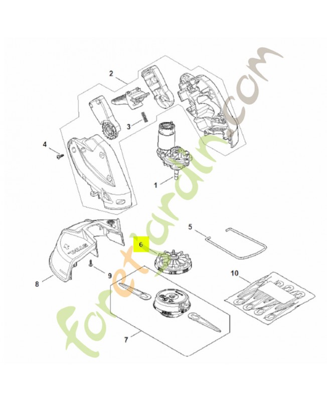 Ventilateur 4009-600-3200- piece de rechange stihl