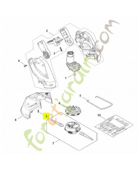 Vis is-p 4x16 9074-477-3025. Pièce détachée Stihl