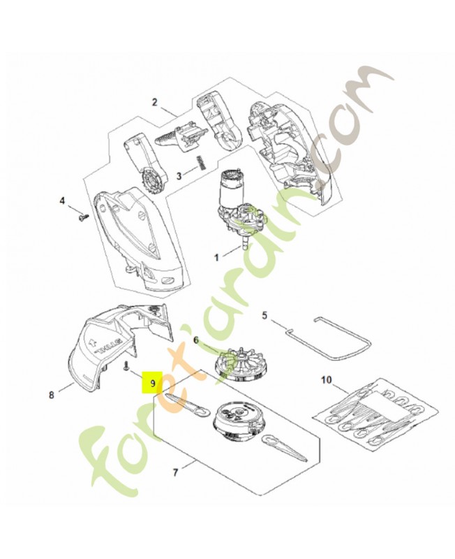Vis is-p 4x16 9074-477-3025. Pièce détachée Stihl
