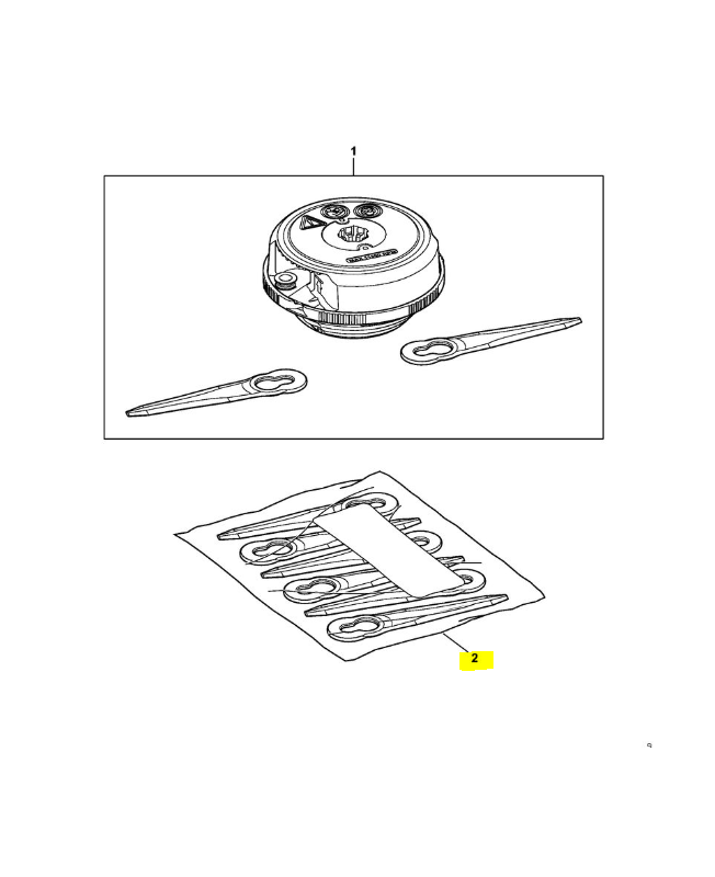 Couteaux pour tête PolyCut  STIHL