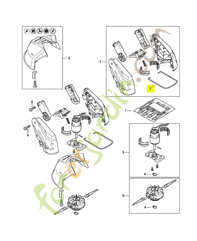 Etrier 4512-713-3400- Pièce détachée Stihl