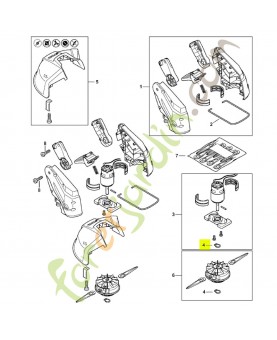 Anneau de sécurite 9455-621-0570. Pièce détachée Stihl