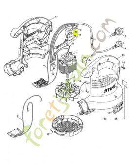 Interrupteur m/a 4811-435-0301. Pièce de rechange Sithl