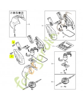 Vis cylindrique IS-P4x16 9074-478-3025. Pièce détachée Stihl