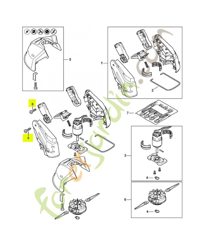 Vis cylindrique IS-P4x16 9074-478-3025. Pièce détachée Stihl