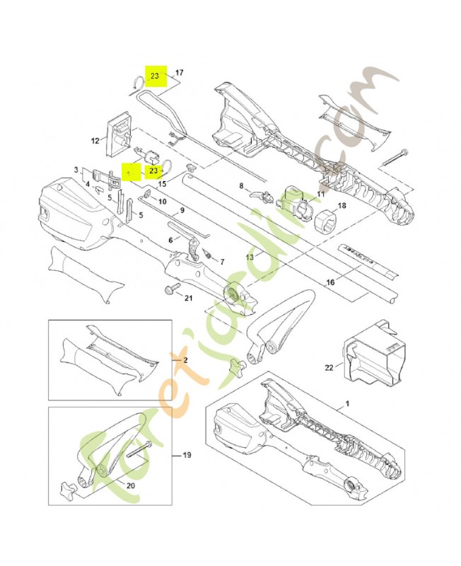 Douille 4522-716-3601 - Pièce détachée Stihl