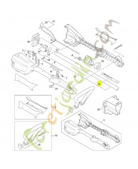 Autocollant 0000-967-7341- Pièce détachée Stihl