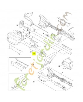 Vis is-p 4x16 9074-477-3025. Pièce détachée Stihl