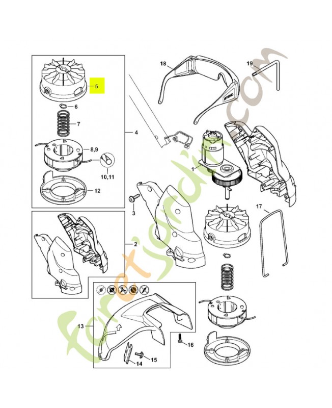 Boitier de bobine 4008-710-3600 - Pièce de détachée Sithl