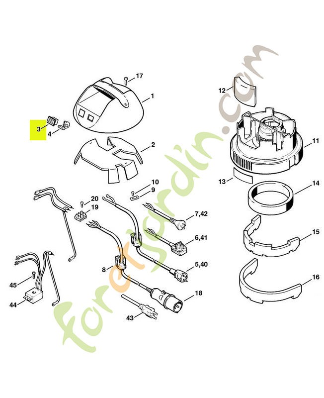 Commutateur se 50 4713-430-0500 - Pièce détachée Stihl / Vicking