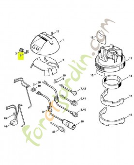 Condensateur 4709-605-1201. Pièce détachée Stihl / Vicking