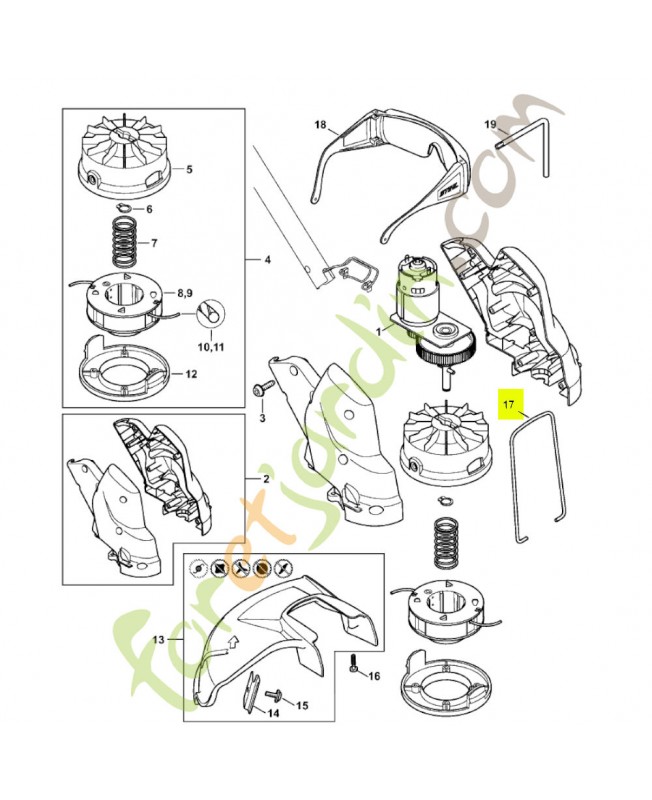 Etrier 4816-713-3400- Pièce de détachée Sithl