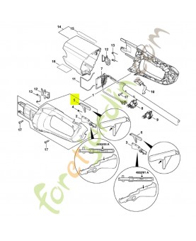 Blocage de gâchette de commande 4852-435-6302 - Pièce détachée Stihl