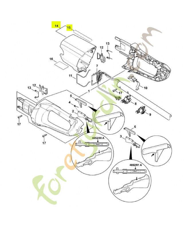 Recouvrement fsa 65 4852-600-3500- Pièce de détachée Sithl