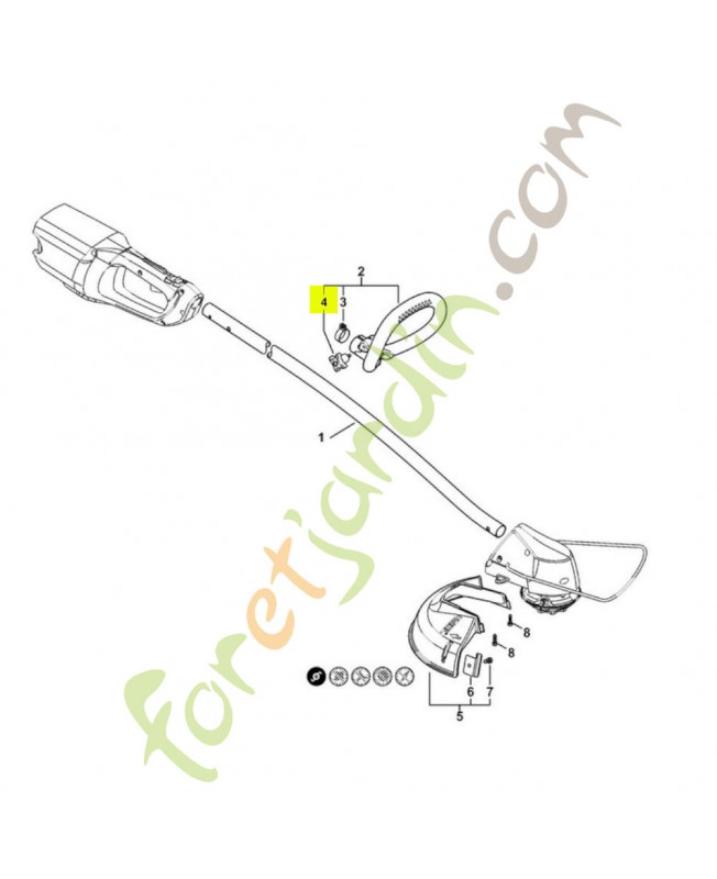 Vis a ailettes 4144-710-9300- Pièce de détachée Sithl