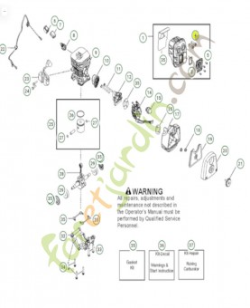 Vis 530058982 husqvarna. Pièce de rechange Husqvarna