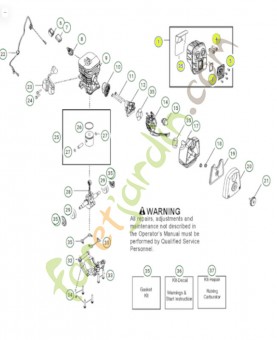 Silencieux 580502701 husqvarna- Pièce de détachée Husqvarna