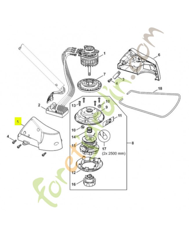 Carter moteur droit 4852-602-1202- Pièce de détachée Sithl