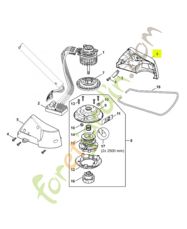 Carter moteur gauche 4852-602-1203- Pièce de détachée Sithl