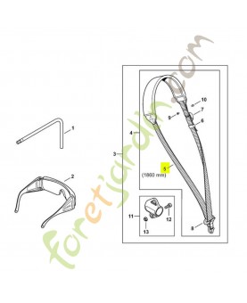 Sangle 25mm x 10m 0000-930-2241 - Pièce de détachée Sithl