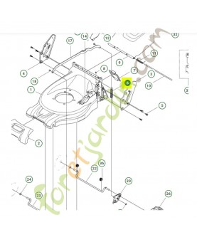 Ressort 587674401- Pièce de détachée Husqvarna