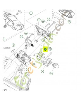 Conduit d'huile 516003301- Pièce de détachée Husqvarna