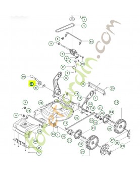 Levier 504838201- Pièce de détachée Husqvarna