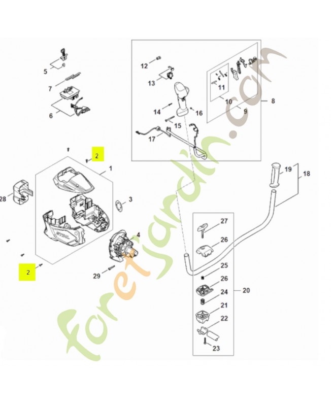 Vis is-p 4x16 9074-477-3025. Pièce détachée Stihl
