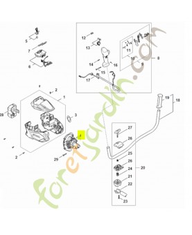 Moteur complet 80 FA08-011-6005 - Pièce détachée Stihl