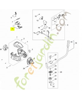 Module électronique FA08-430-1402- Pièce détachée Stihl