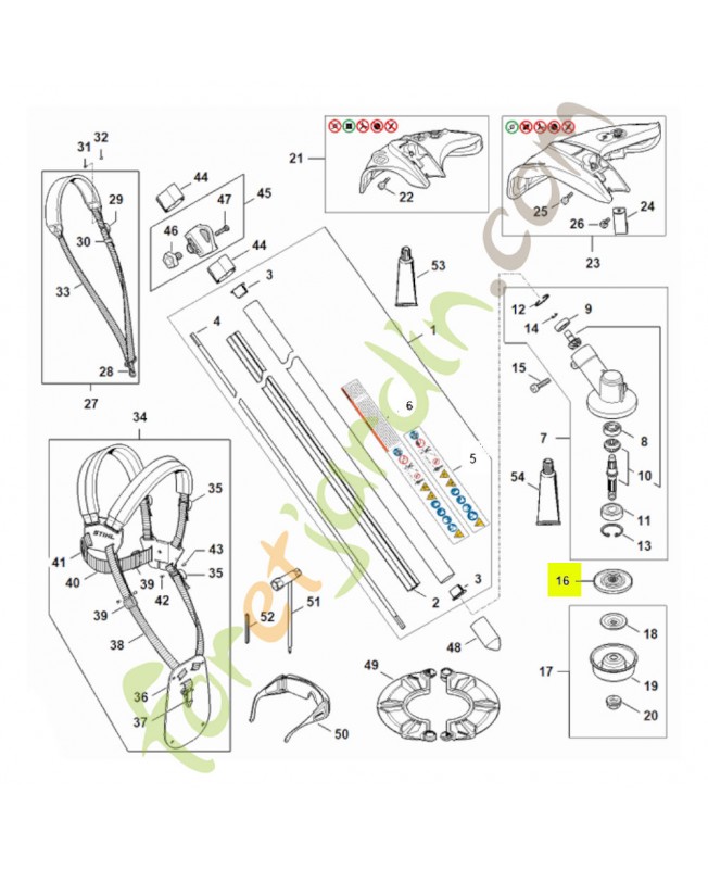 Rondelle de pression 4137-710-3800- Pièce détachée Stihl