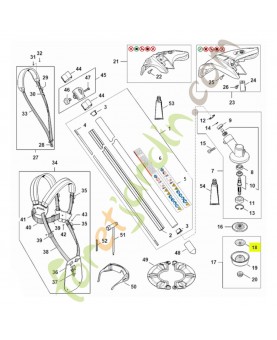 Rondelle pression (cannelure) 4130-713-1600. Pièce de rechange Sithl