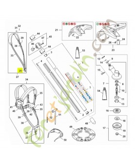 Mousqueton 4119-710-6900. Pièce détachée Stihl