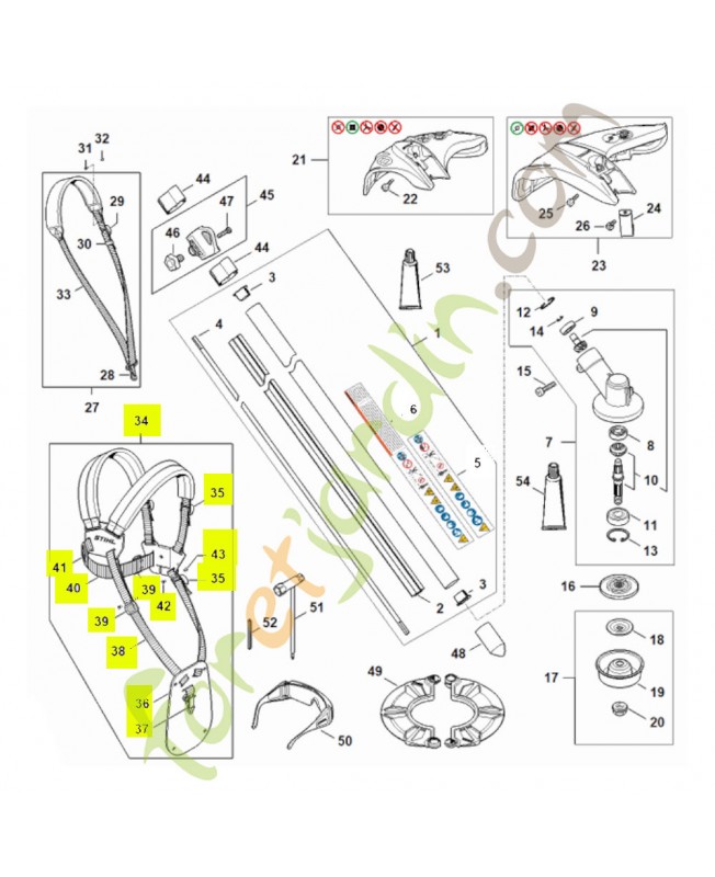 Harnais double STIHL 4119-710-9001