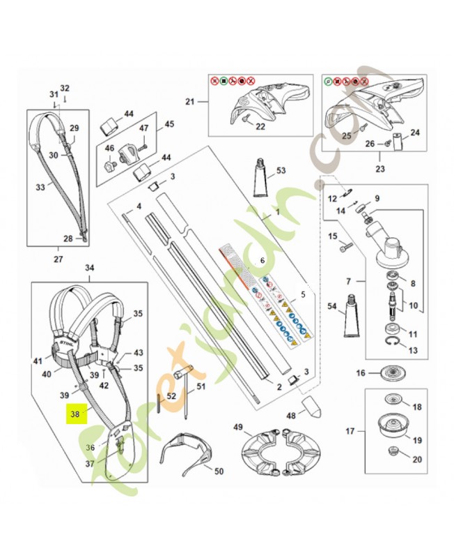 Sangle 25mm x 10m 0000-930-2241 - Pièce de détachée Sithl
