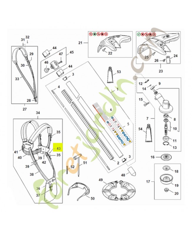 Rivet 4 x 8 9409-021-4420. Pièce de rechange Sithl